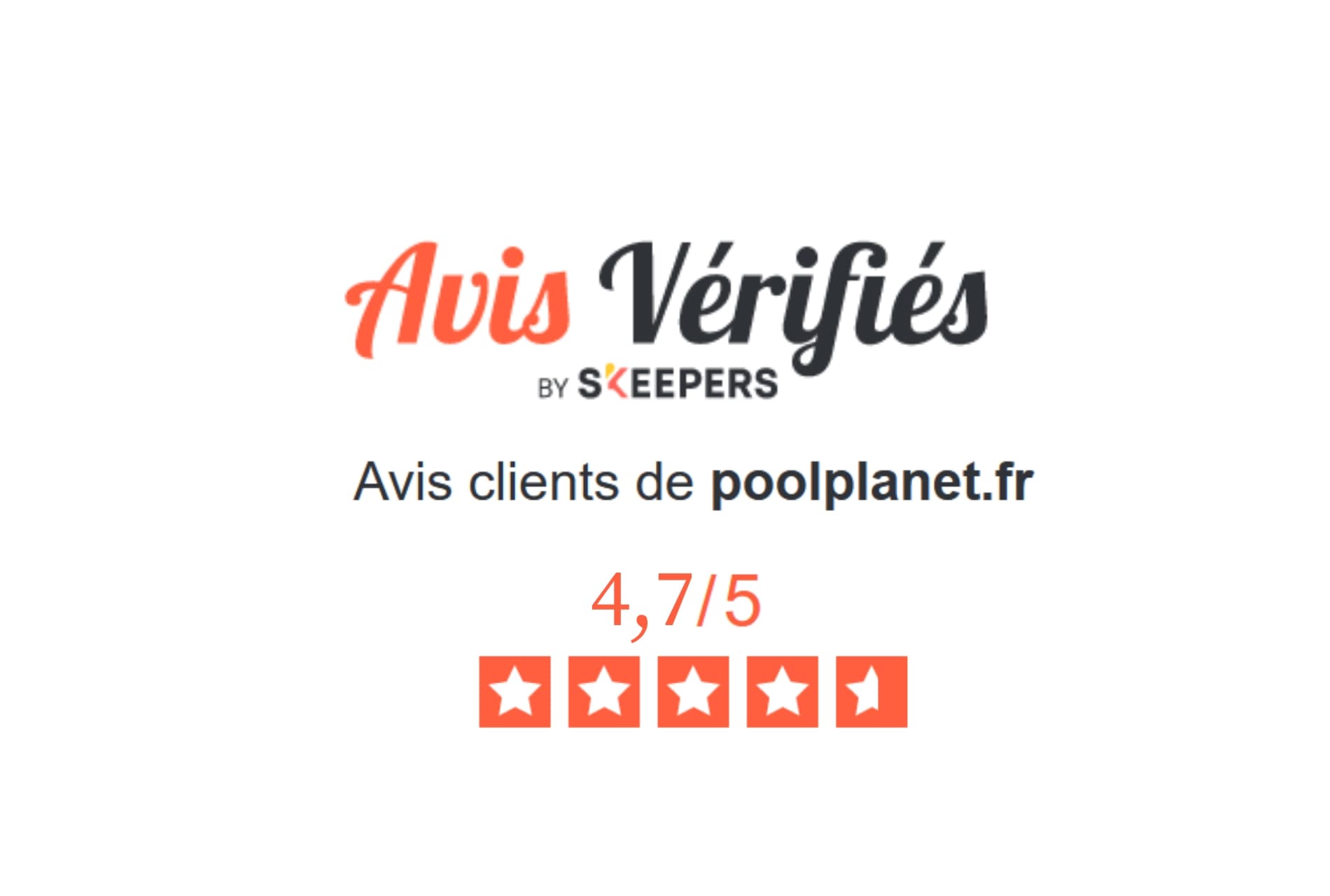 Avis clients de Poolplanet - 4,7 sur 5 étoiles